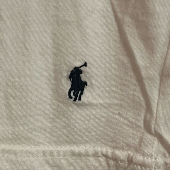#120 POLO RALPH LAUREN UNISEX WHITE T-SHIRT LARGE - Picture 4 of 4